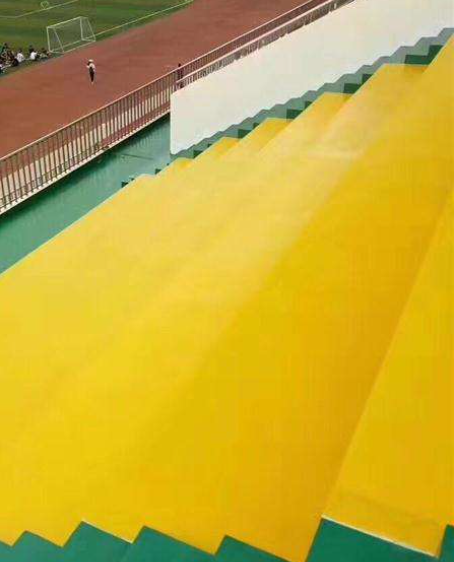 酉阳球场台阶翻新修补改造
